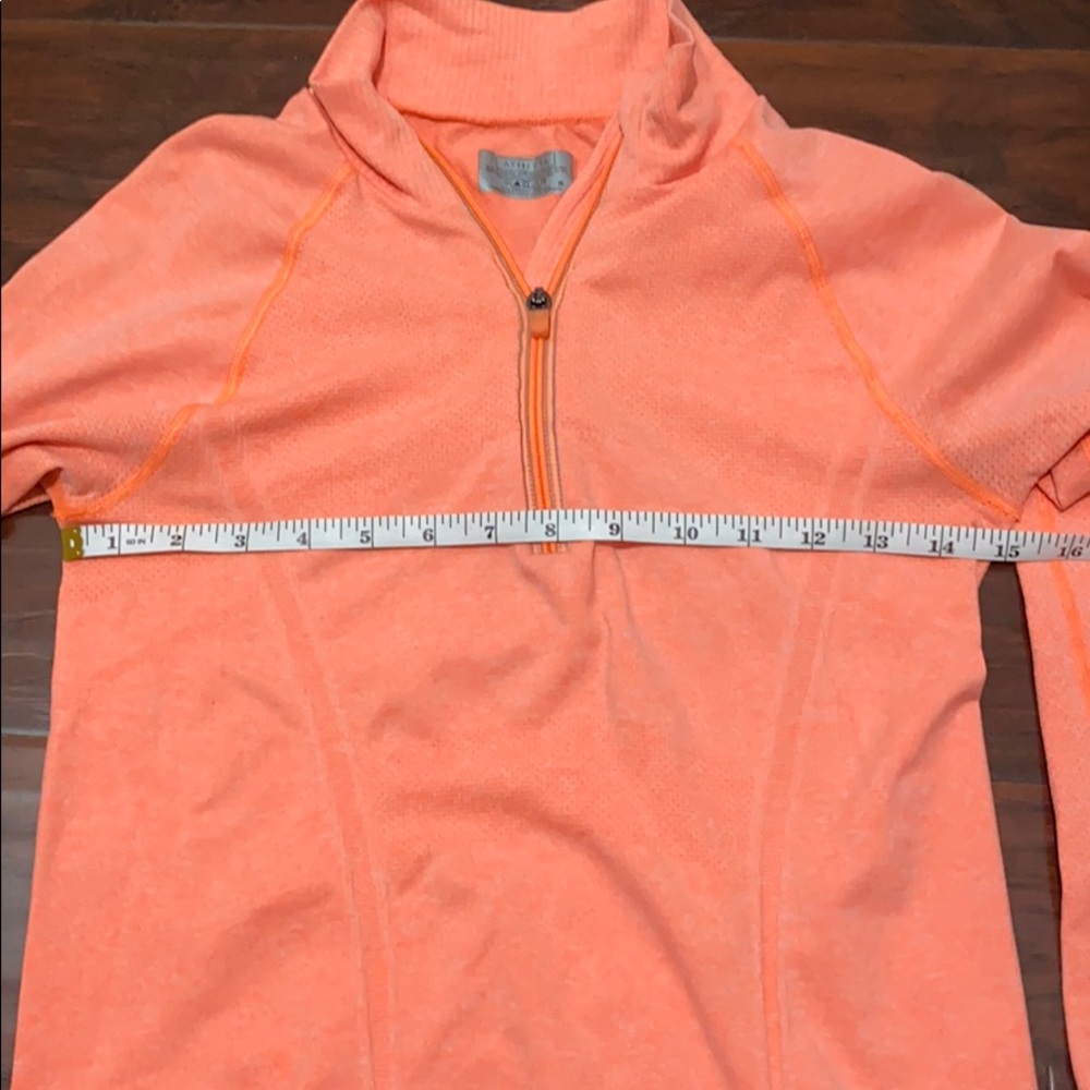Athleta Ruched Quarter Zip Top - Picture 3 of 5